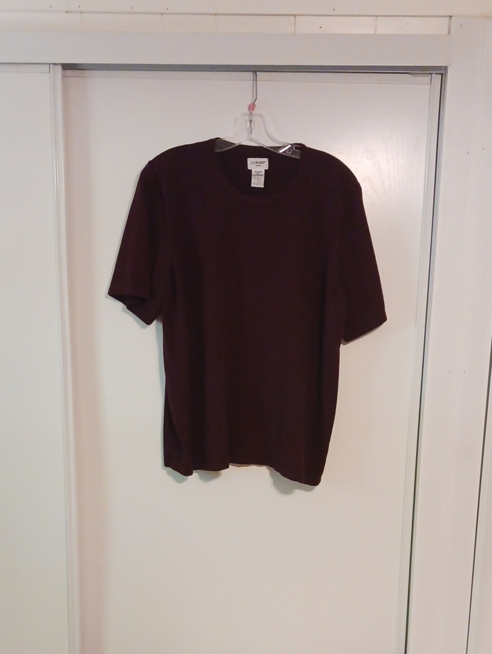 Liz Baker Women’s Crewneck Sweatshirt in Dark Brown